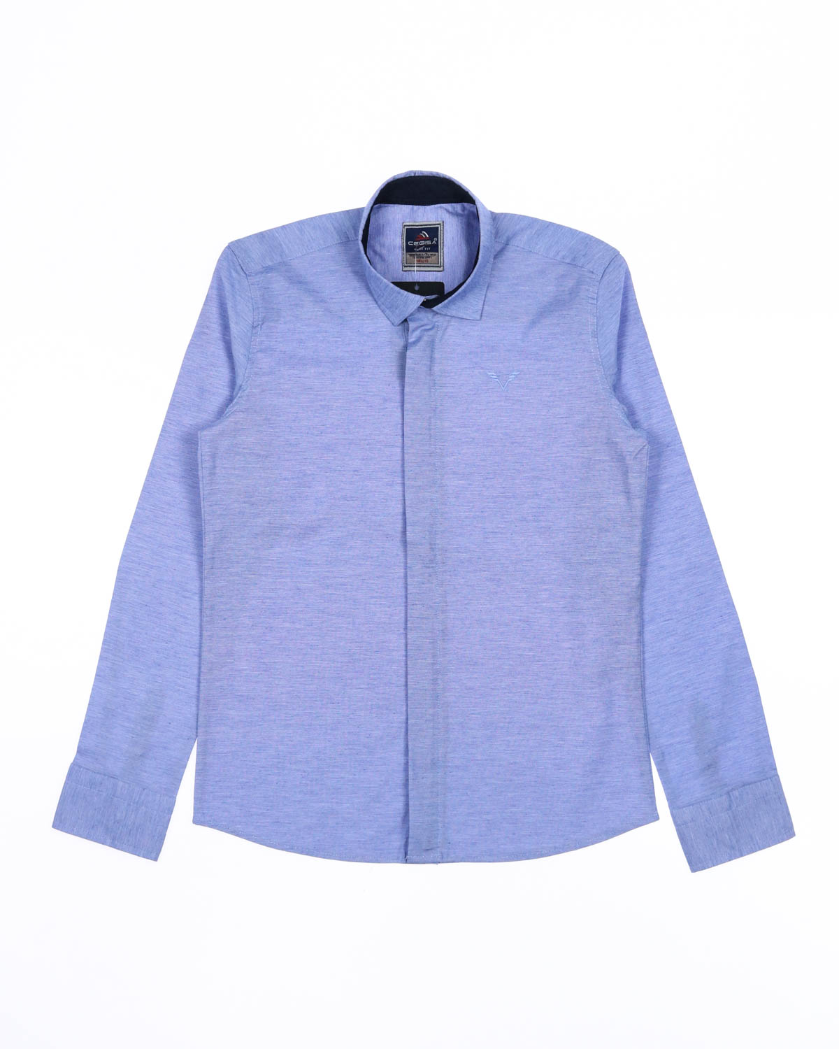 CEGISA 1644/1 Рубашка (молния) (цвет: Голубой меланж 152 см) CEGISA 1644/1 Рубашка (молния) (цвет: Голубой меланж 152 см)