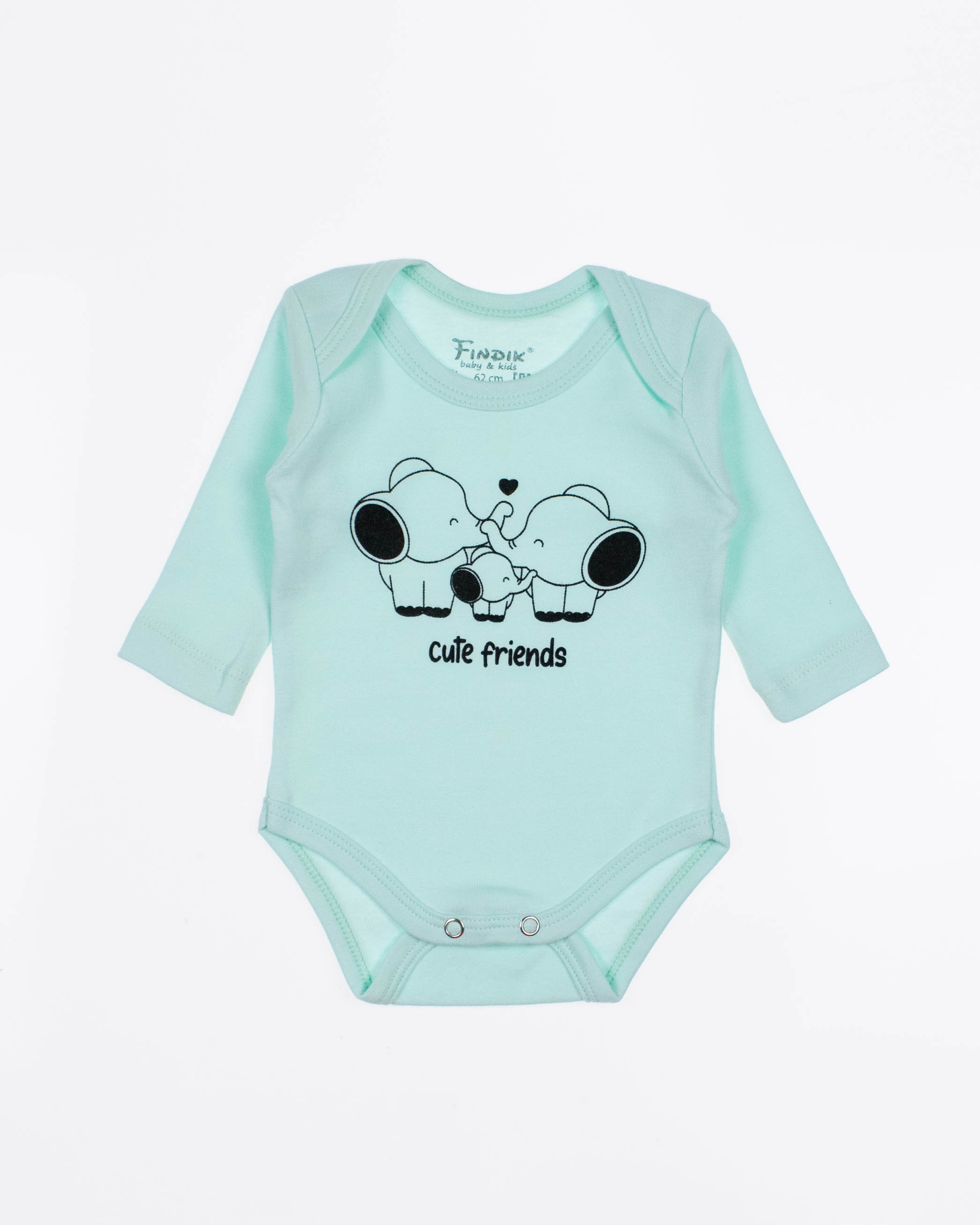 FINDIK 11699 Боди (цвет: Ментоловый) FINDIK 11699 Боди (цвет: Ментоловый)
