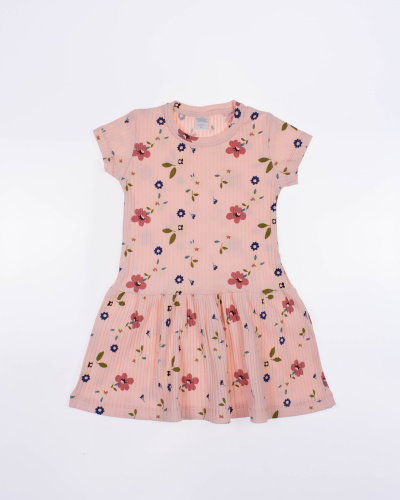 ECRIN 5350 Платье (лапша) (цвет: Персиковый)
